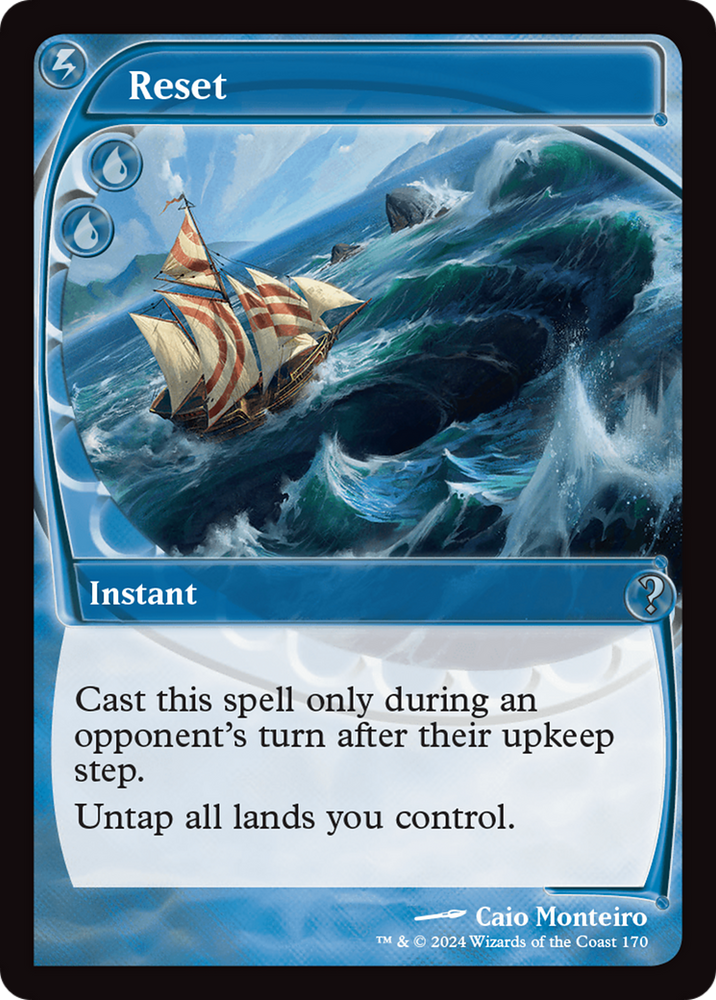 Reset (Future Sight) [Mystery Booster 2] Magic: The Gathering