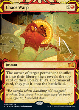 Chaos Warp (Foil Etched) [Strixhaven: Mystical Archive] Magic: The Gathering