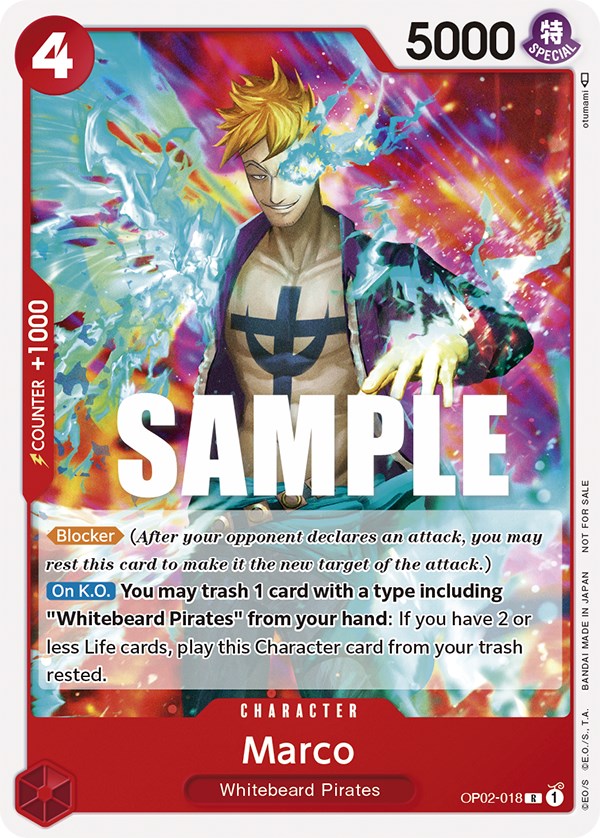 Marco (Promotion Pack 2023) [One Piece Promotion Cards] Bandai