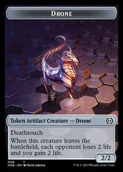 Drone Token [Phyrexia: All Will Be One Tokens] Magic: The Gathering