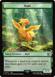 Hero (0009) // Bird (0017) Double-Sided Token [FINAL FANTASY Tokens] Magic: The Gathering