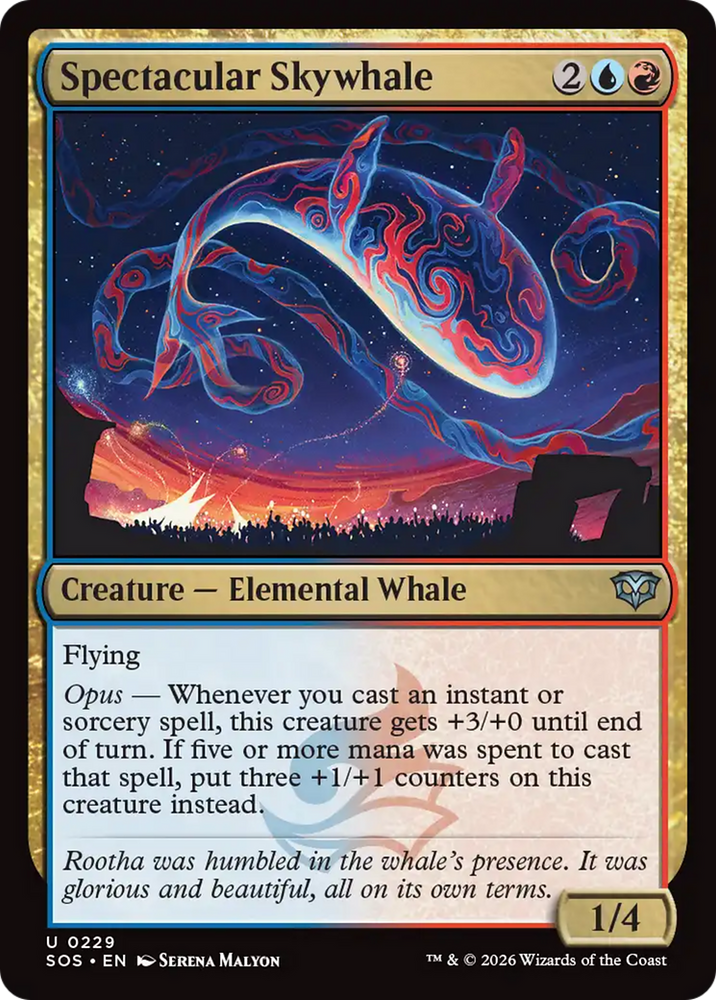 Spectacular Skywhale [Secrets of Strixhaven] Magic: The Gathering