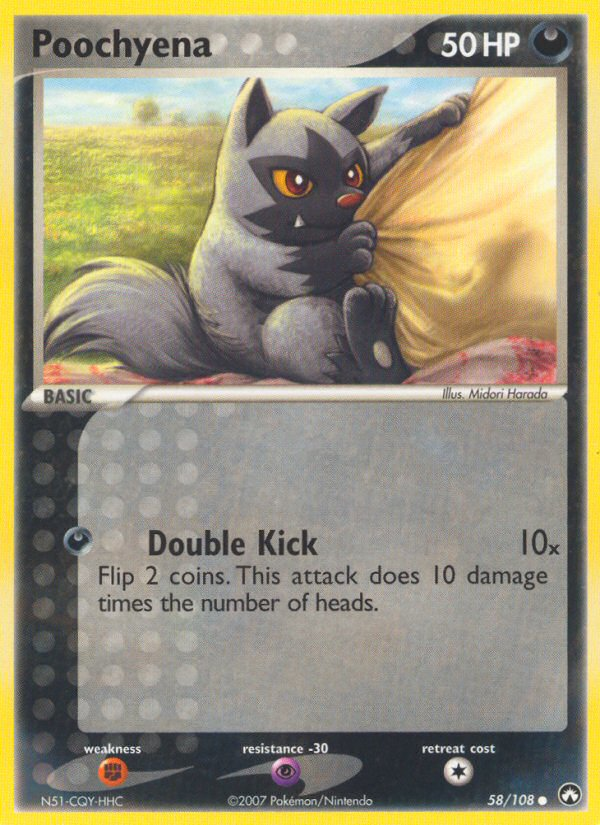 Poochyena (58/108) [EX: Power Keepers] Pokémon