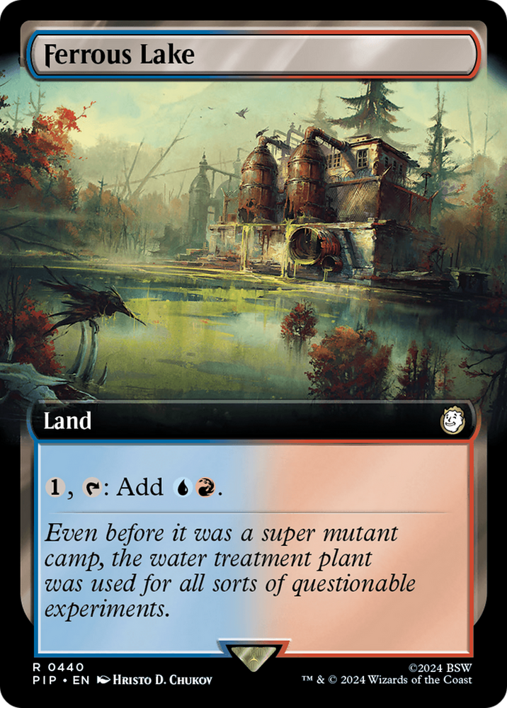 Ferrous Lake (Extended Art) [Fallout] Magic: The Gathering