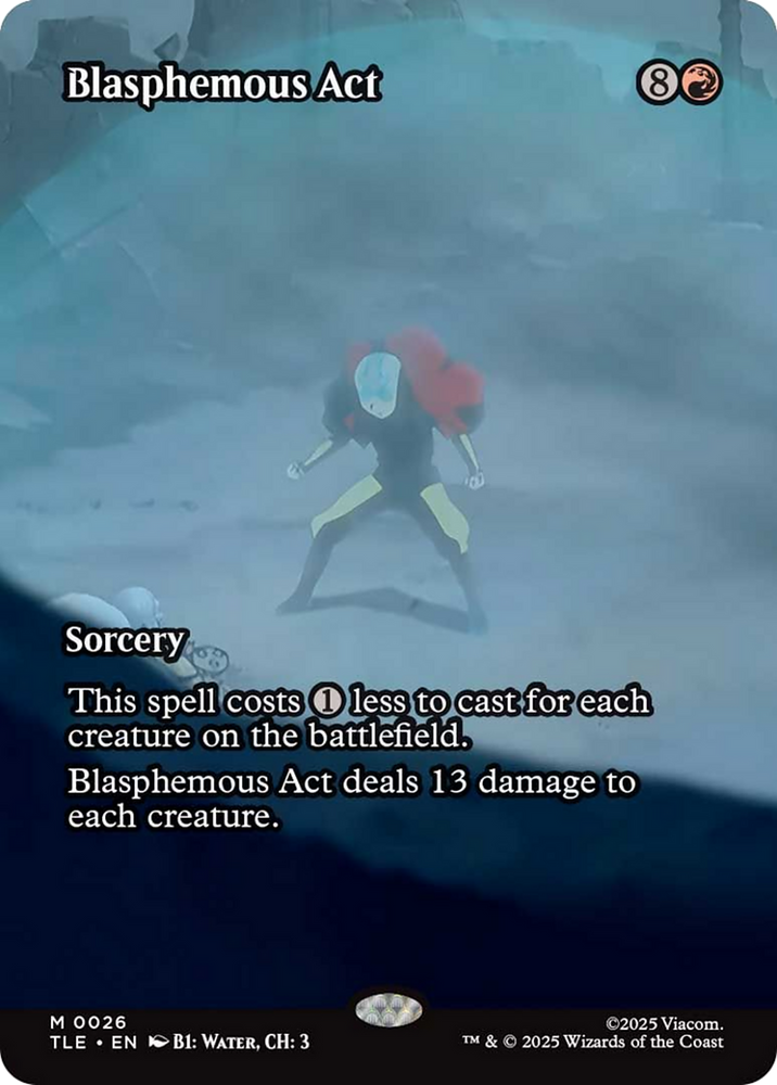 Blasphemous Act (Borderless) [Avatar: The Last Airbender: Eternal-Legal] Magic: The Gathering