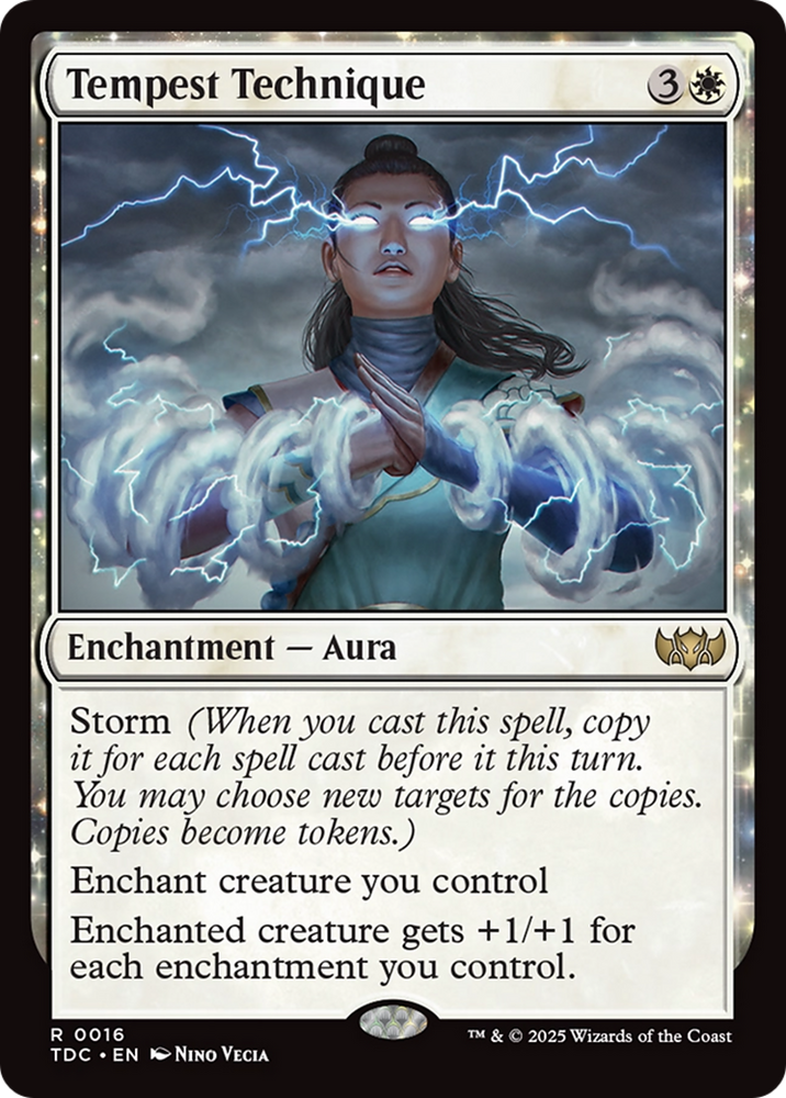 Tempest Technique [Tarkir: Dragonstorm Commander] Magic: The Gathering