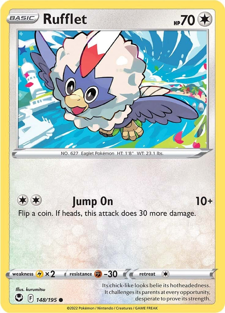 Rufflet (148/195) [Sword & Shield: Silver Tempest] Pokémon