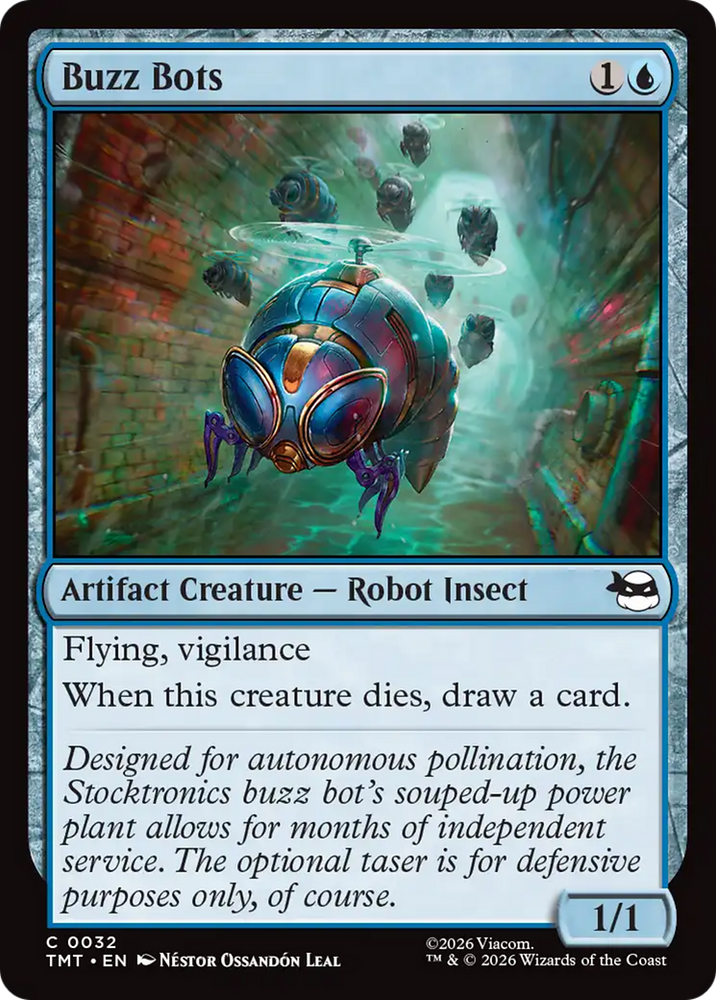 Buzz Bots [Teenage Mutant Ninja Turtles] Magic: The Gathering