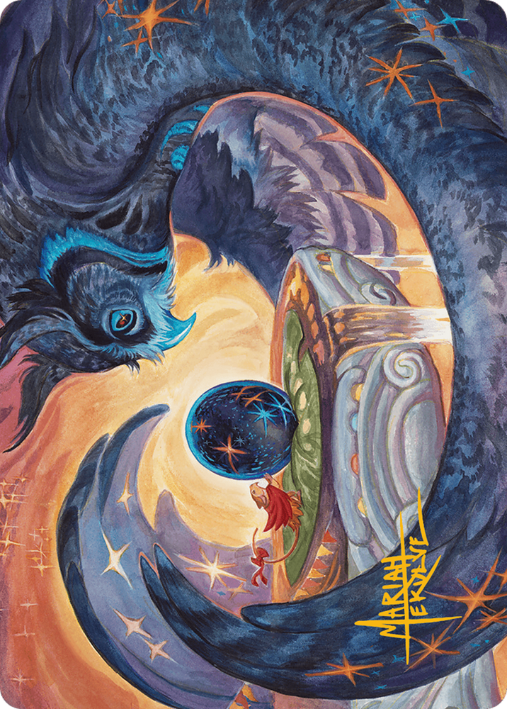 Dawn's Truce Art Card (Gold-Stamped Signature) [Bloomburrow Art Series] Magic: The Gathering