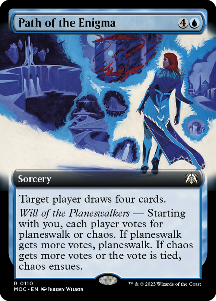 Path of the Enigma (Extended Art) [March of the Machine Commander] Magic: The Gathering