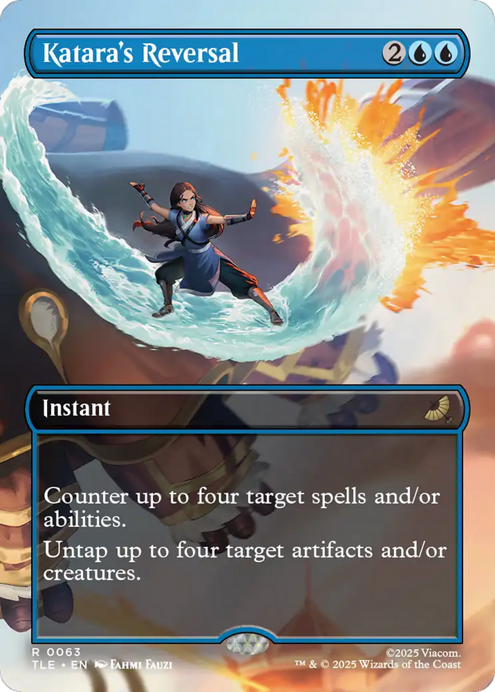 Katara's Reversal (Borderless) [Avatar: The Last Airbender: Eternal-Legal] Magic: The Gathering