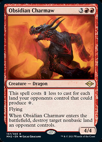 Obsidian Charmaw [Modern Horizons 2] Magic: The Gathering