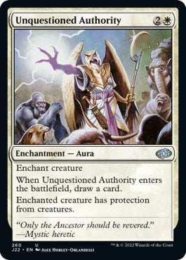 Unquestioned Authority [Jumpstart 2022] Magic: The Gathering