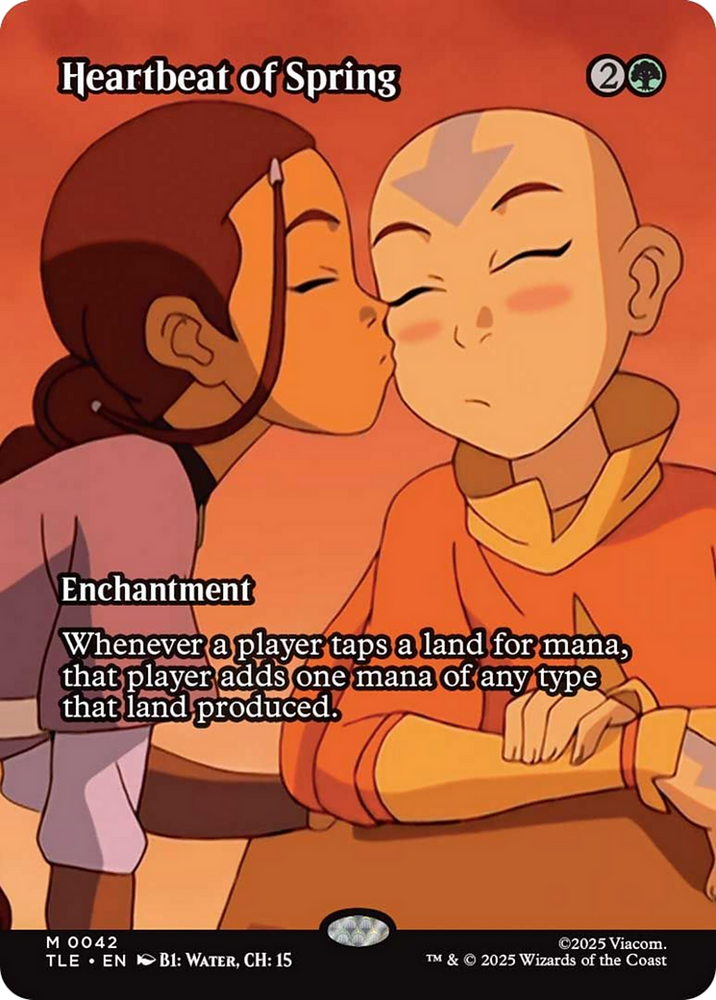 Heartbeat of Spring (Borderless) [Avatar: The Last Airbender: Eternal-Legal] Magic: The Gathering