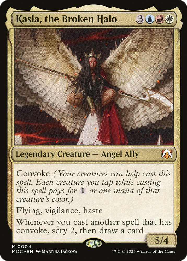 Kasla, the Broken Halo [March of the Machine Commander] Magic: The Gathering