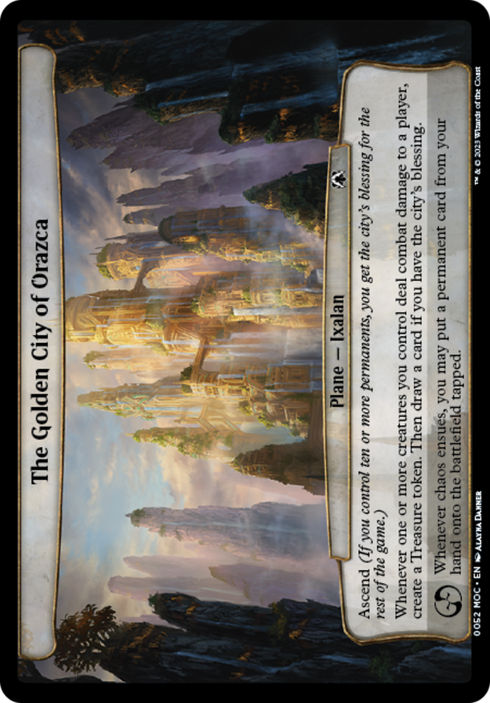 The Golden City of Orazca [March of the Machine Commander] Magic: The Gathering