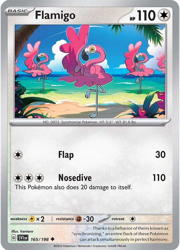 Flamigo (165/198) [Scarlet & Violet: Base Set] Pokémon