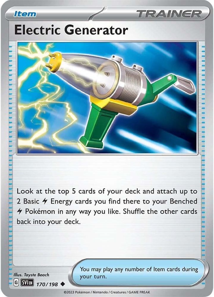 Electric Generator (170/198) [Scarlet & Violet: Base Set] Pokémon