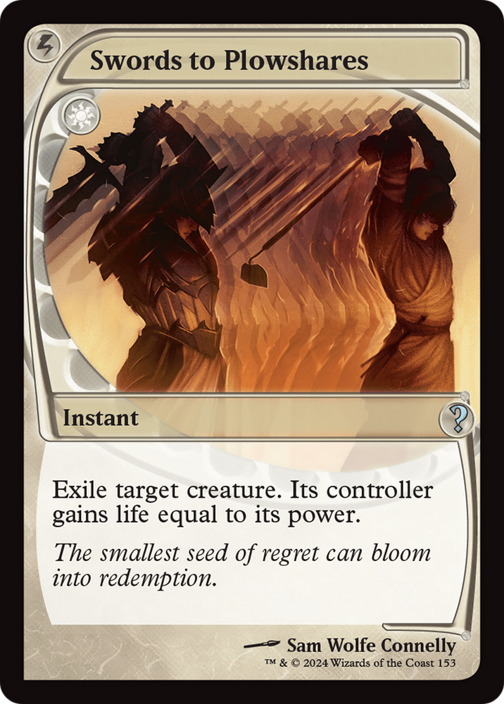 Swords to Plowshares (Future Sight) [Mystery Booster 2] Magic: The Gathering