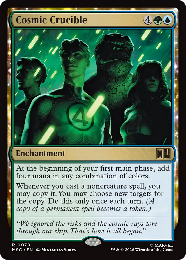 Cosmic Crucible (Surge Foil) [Marvel Super Heroes Commander] Magic: The Gathering