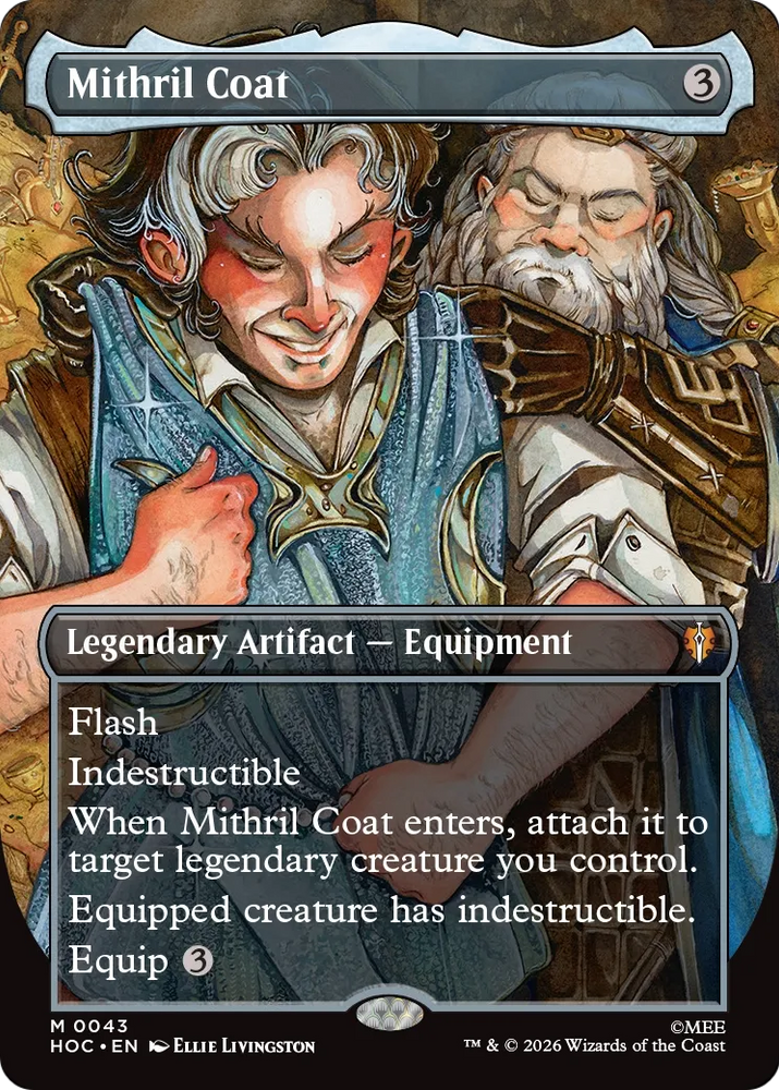 Mithril Coat (Borderless) [The Hobbit: Eternal-Legal] Magic: The Gathering