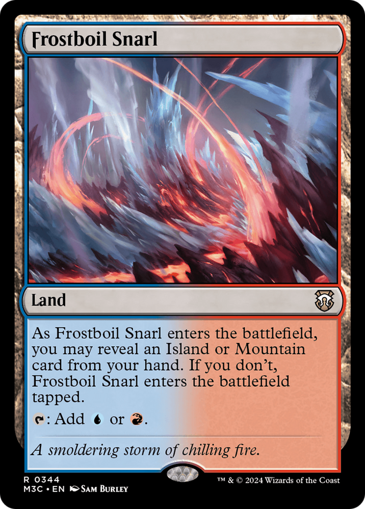 Frostboil Snarl [Modern Horizons 3 Commander] Magic: The Gathering