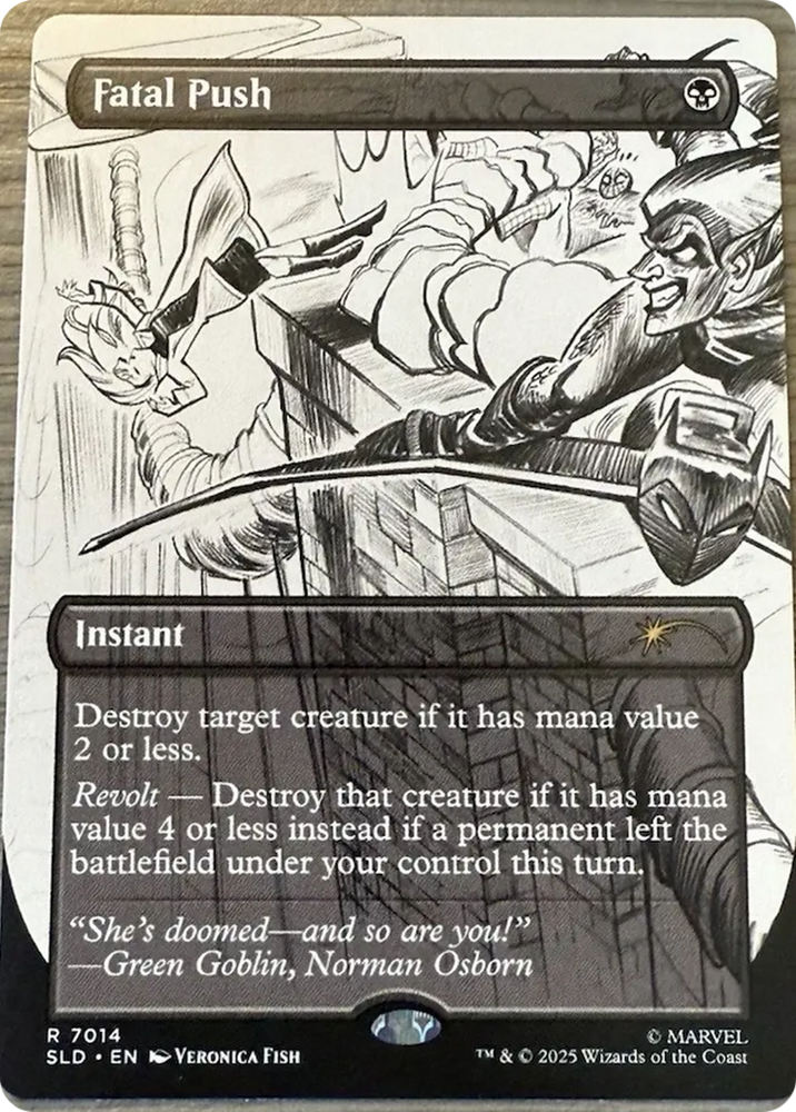 Fatal Push (7014) [Secret Lair Drop Series] Magic: The Gathering