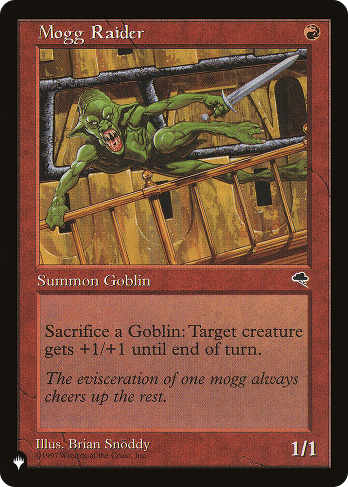 Mogg Raider [The List] Magic: The Gathering