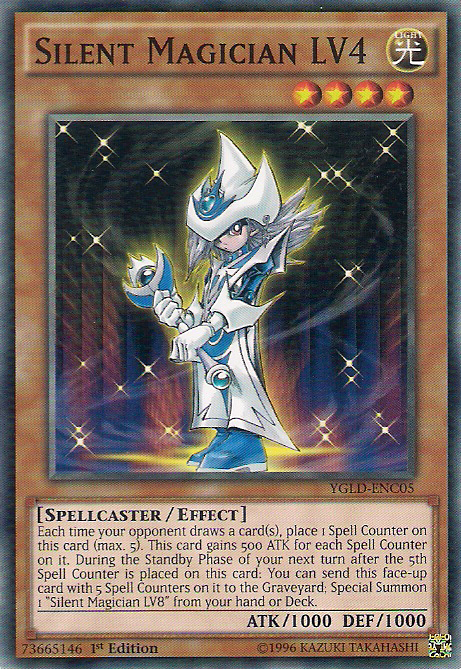 Silent Magician LV4 [YGLD-ENC05] Common Yu-Gi-Oh!