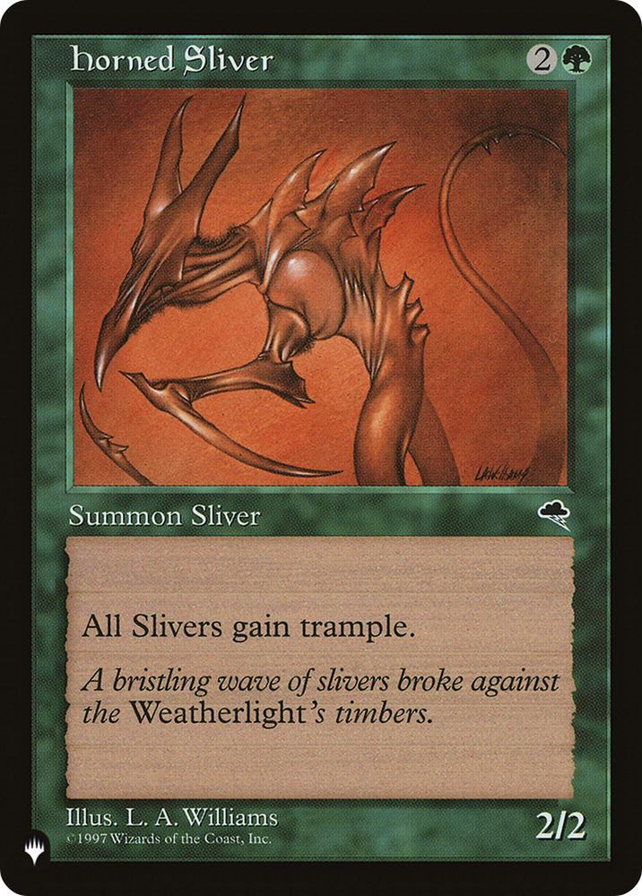 Horned Sliver [The List] Magic: The Gathering