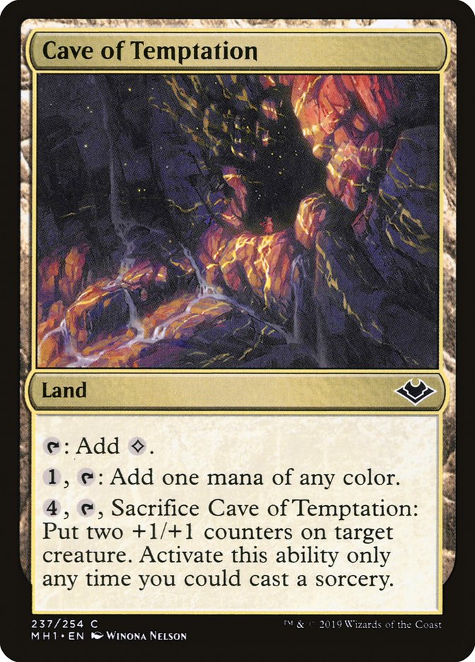 Cave of Temptation [Modern Horizons] Magic: The Gathering