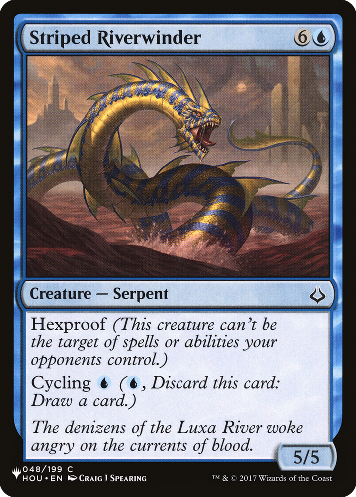 Striped Riverwinder [The List] Magic: The Gathering