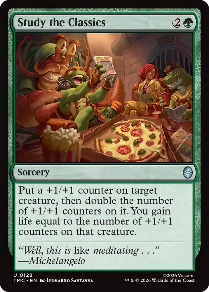 Study the Classics [Teenage Mutant Ninja Turtles Commander] Magic: The Gathering