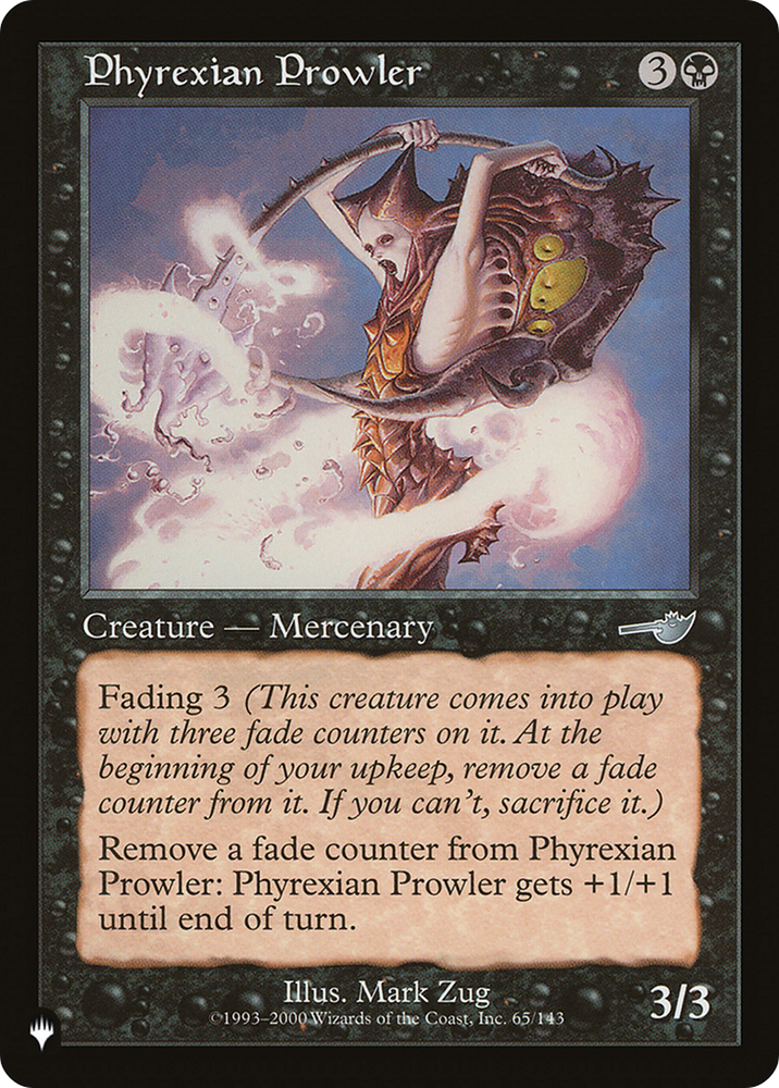 Phyrexian Prowler [The List] Magic: The Gathering