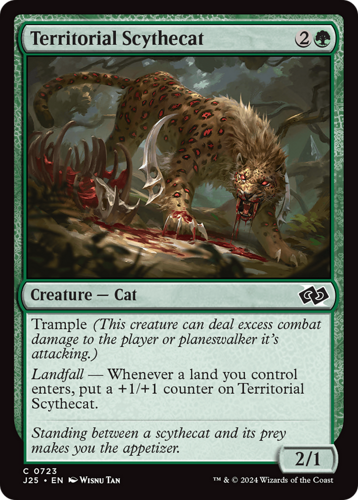 Territorial Scythecat [Foundations Jumpstart] Magic: The Gathering