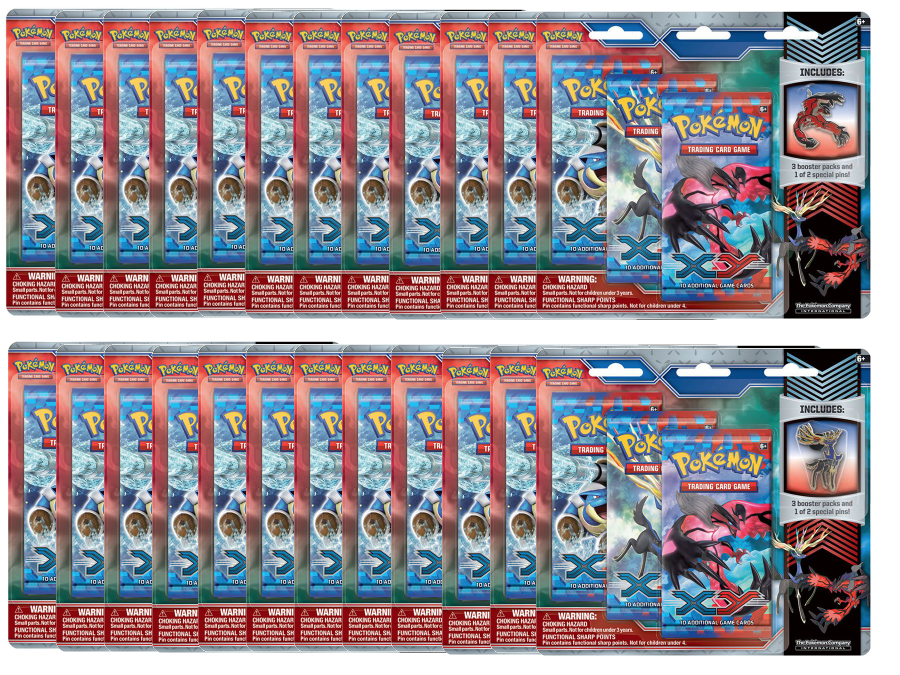 XY - 3-Pack Pin Blister Case (Xerneas & Yveltal) Pokémon
