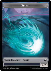 Eldrazi (Ripple Foil) // Spirit Double-Sided Token [Modern Horizons 3 Commander Tokens] Magic: The Gathering