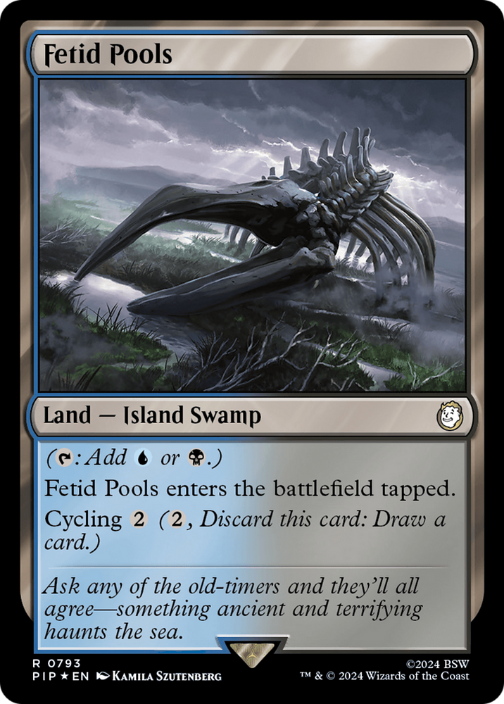 Fetid Pools (Surge Foil) [Fallout] Magic: The Gathering