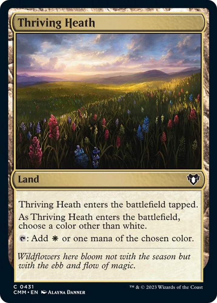 Thriving Heath [Commander Masters] Magic: The Gathering