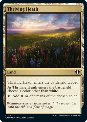 Thriving Heath [Commander Masters] Magic: The Gathering