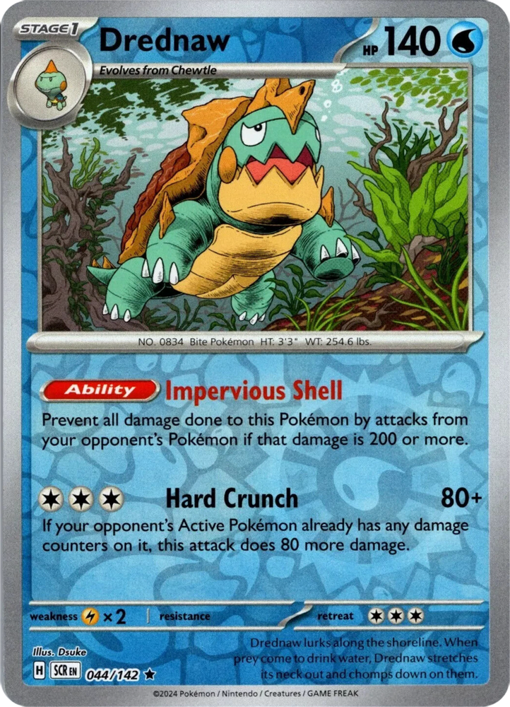 Drednaw (044/142) [Scarlet & Violet: Stellar Crown] Pokémon