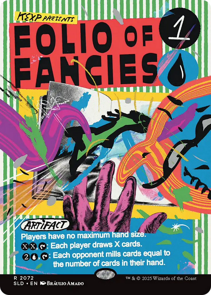 Folio of Fancies (Rainbow Foil) [Secret Lair Drop Series] Magic: The Gathering