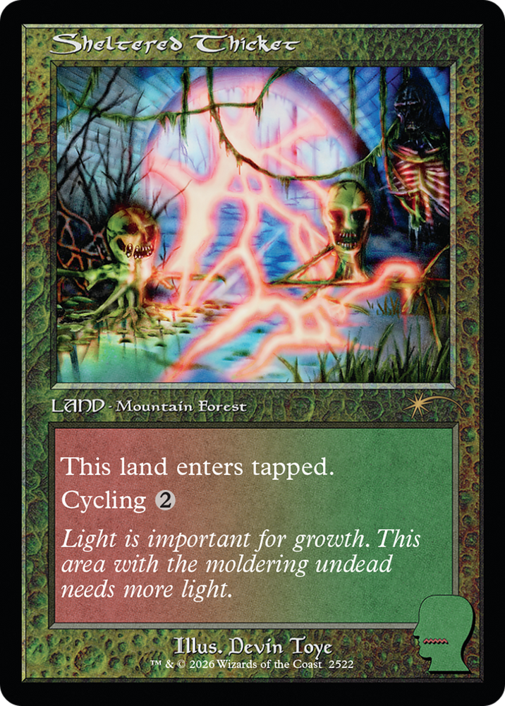 Sheltered Thicket [Secret Lair Drop Series] Magic: The Gathering