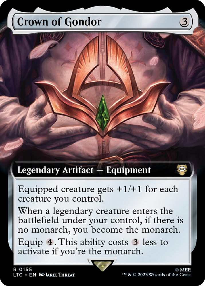 Crown of Gondor (Extended Art) [The Lord of the Rings: Tales of Middle-Earth Commander] Magic: The Gathering