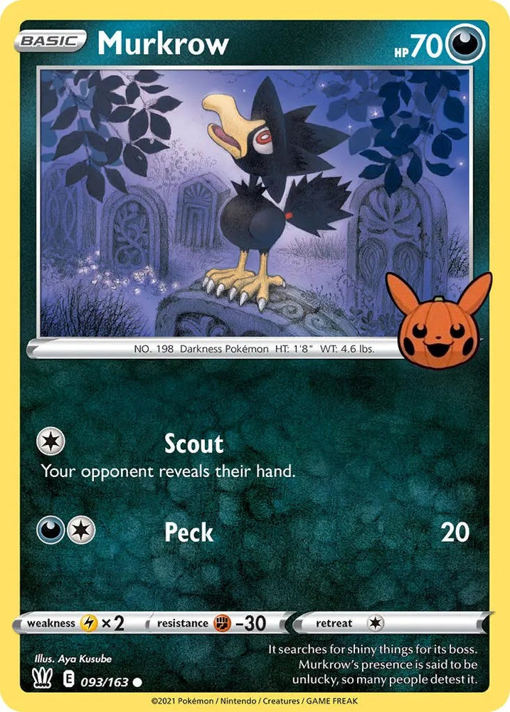 Murkrow (093/163) [Trick or Trade] Pokémon