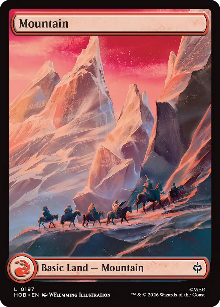 Mountain (0197) [The Hobbit] Magic: The Gathering