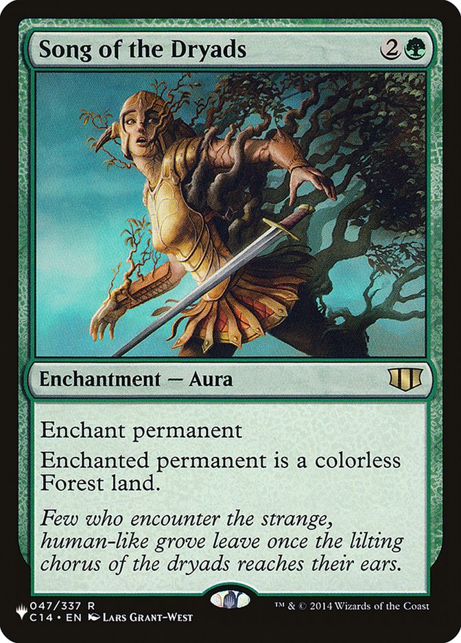 Song of the Dryads [The List] Magic: The Gathering