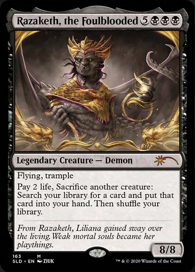 Razaketh, the Foulblooded [Secret Lair Drop Series] Magic: The Gathering