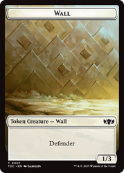 Insect (0023) // Wall Double-Sided Token [Tarkir: Dragonstorm Commander Tokens] Magic: The Gathering