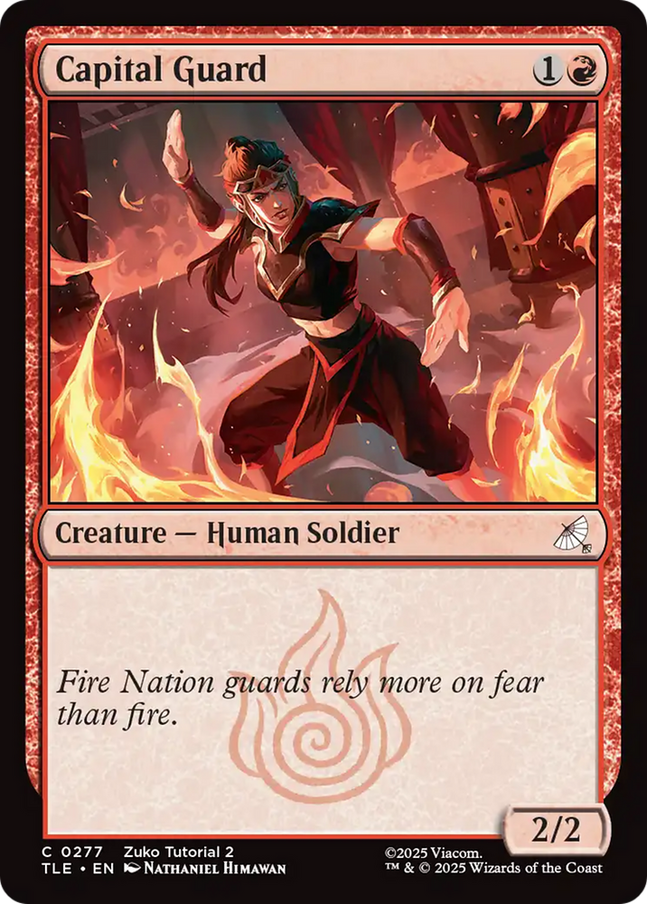 Capital Guard (0277) [Avatar: The Last Airbender: Eternal-Legal] Magic: The Gathering
